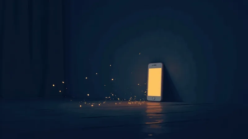 Editorial illustration: Your Phone Just Lost Signal: What a Sudden 'No Service' Screen Might Mean